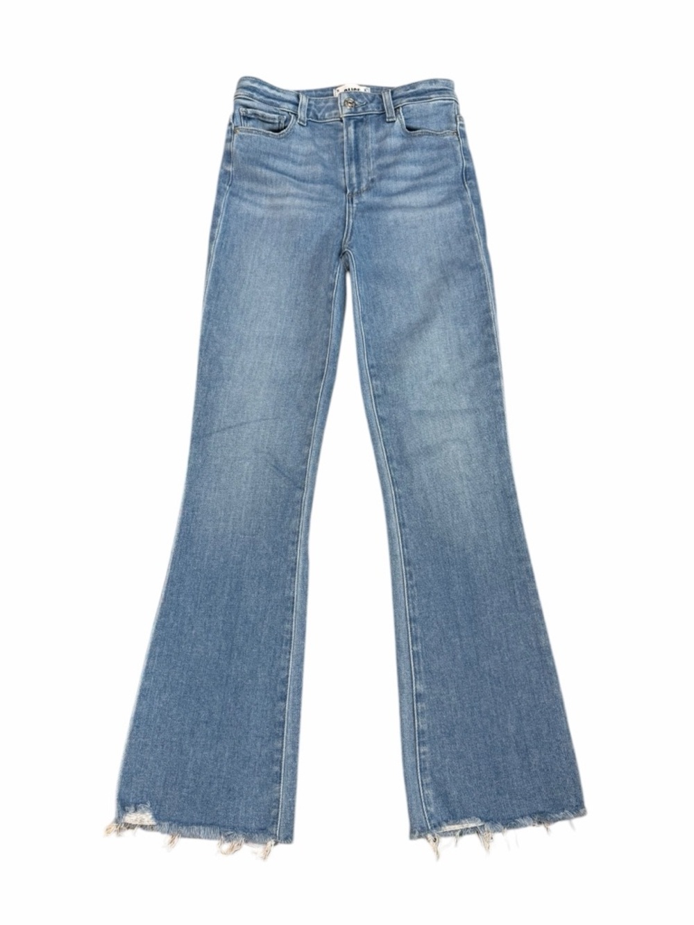 PAIGE Claudine High Rise Ankle Flare |‎ Darling with Siesta Hem | Size 25